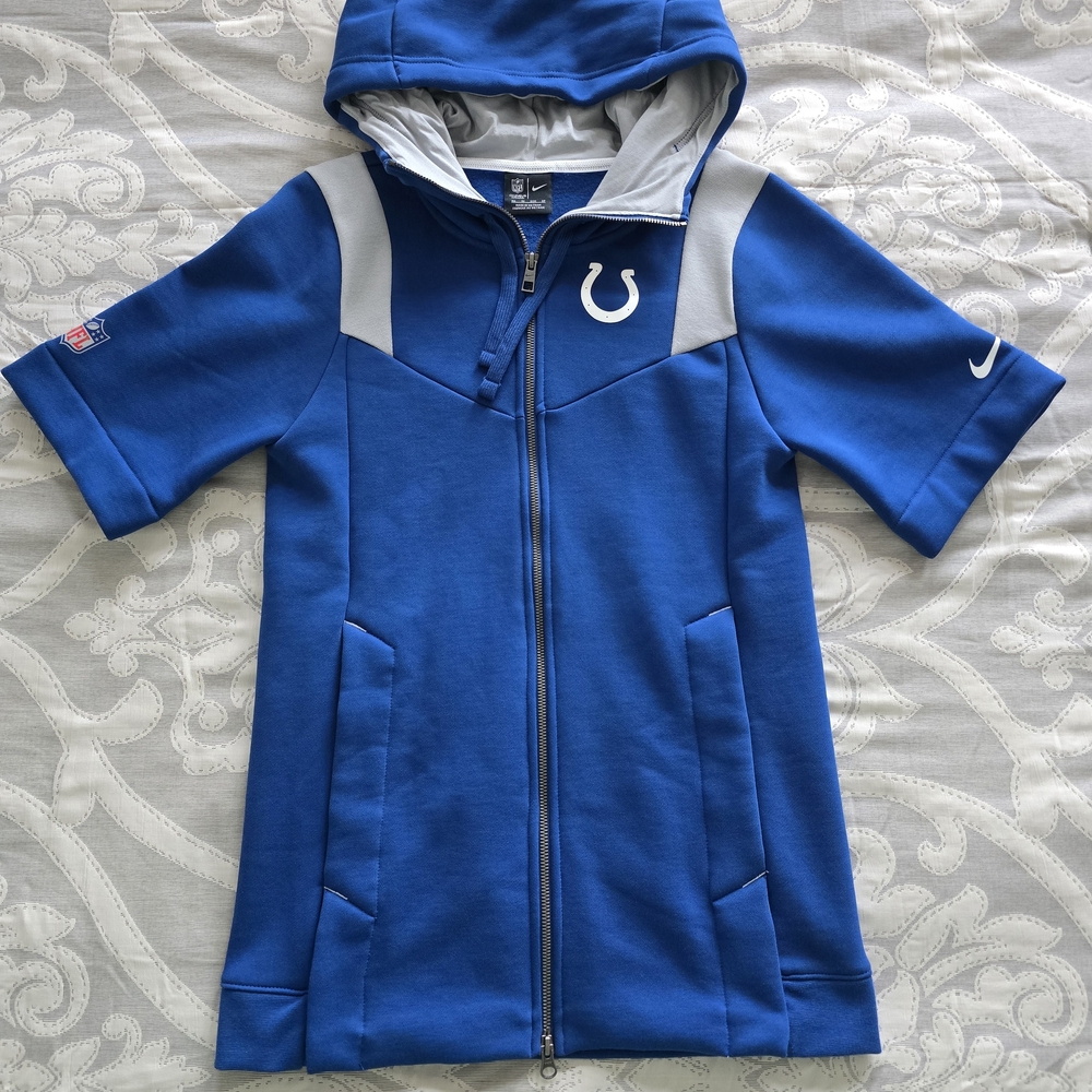 Nike Indianapolis Colts On Field Apparel Zip-Up Hoodie